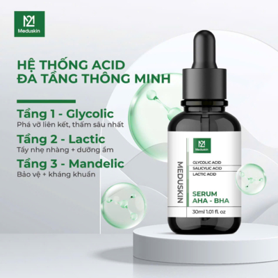 Meduskin Serum Tẩy Da Chết Hoá Học AHA BHA 30ml