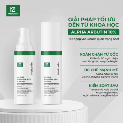 Kem dưỡng Meduskin Alpha Arbutin 10% Cream (30ml)